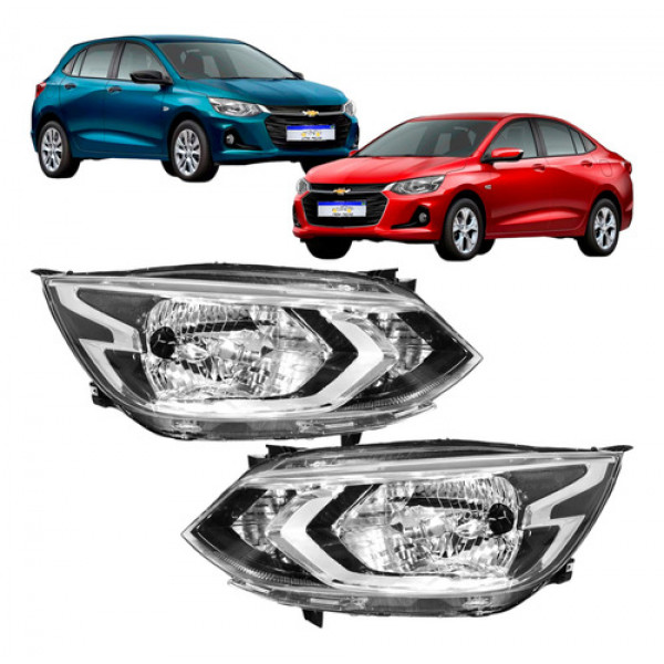 Farol Chevrolet Onix Plus Ltz 2020 2021 2022 2023 2024 2025