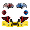 Par Lanterna Traseira Canto Hb20 Hatch 2023 24 25 2026 C/led Ambos Lados Vermelho