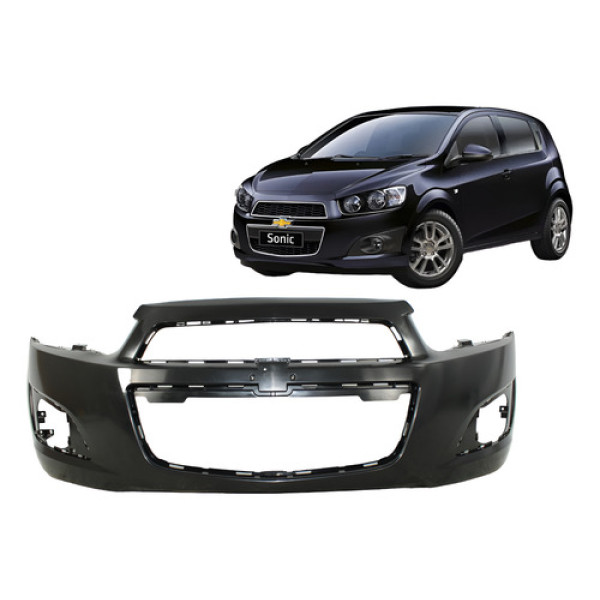 Parachoque Dianteiro Sonic 2012 2013 2014 Novo Preto