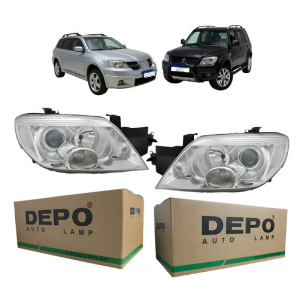 Par Farol Mitsubishi Tr4 2010 A 2015 Airtrek 2004 A 2008 