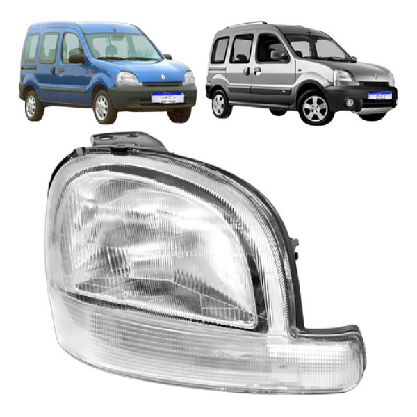 Farol Renault Kangoo 1998 1999 2000 2001 2001 A 2007 Novo Ld