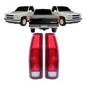 Par Lanterna Chevrolet Silverado Americana 1997 A 2002 Nova