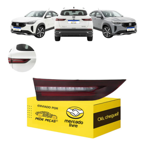 Lanterna Tampa Fastback Abarth 2023 2024 2025 2026 Nova Le Esquerdo/motorista Fumê