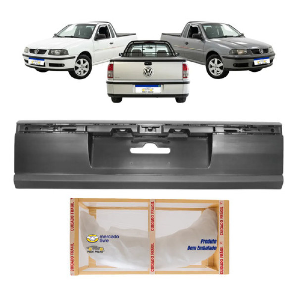 Parachoque Traseiro Vw Saveiro G3 2000 2001 2002 2003 Fase 1