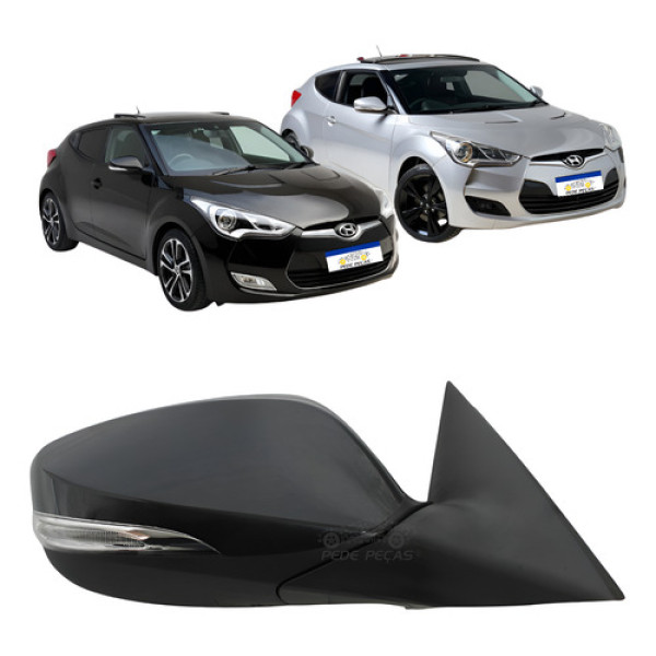 Retrovisor Veloster 2012 2013 Elétrico C/pisca Novo