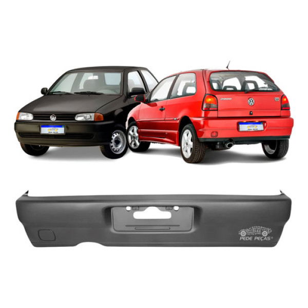 Parachoque Traseiro Vw Gol G2 Bola 1994 1995 1996 97 A 2000