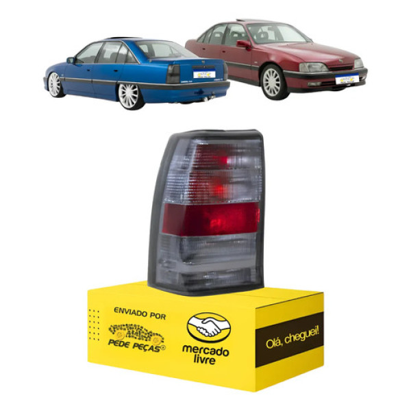 Lanterna Chevrolet Omega 1992 1993 94 95 96 97 1998 Fume L.e Esquerdo/motorista Fume