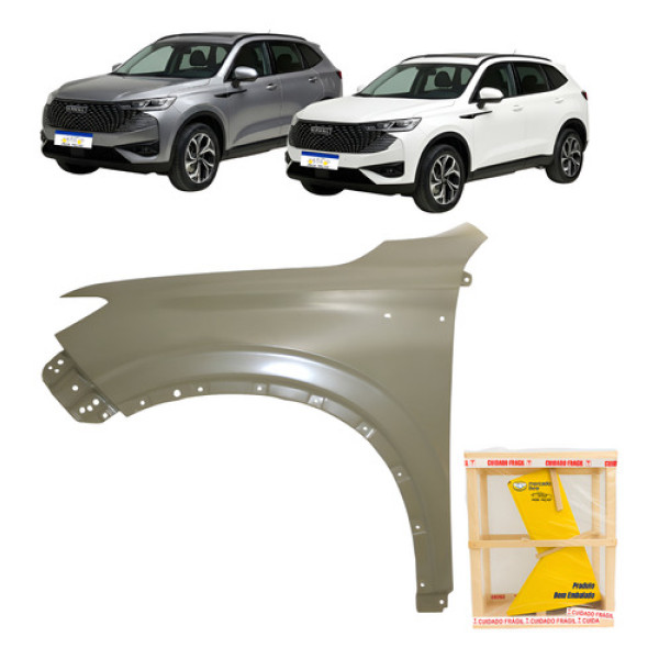 Paralama Haval H6 2023 2024 2025 2026 Novo Cinza L.e