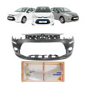 Parachoque Dianteiro Citroen C3 2013 14 15 16 17 18 19 2020 Preto Liso Para Pintura
