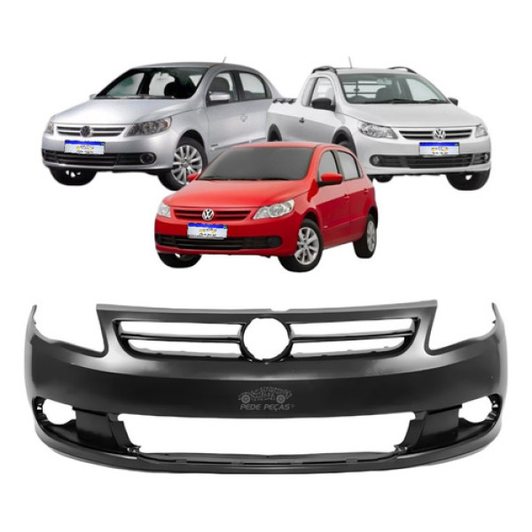Parachoque Gol Saveiro Voyage G5 2009 2010 2011 2012 2013 Preto
