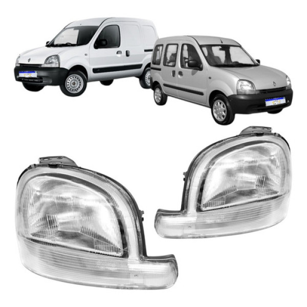 Farol Renault Kangoo 1998 1999 A 2007 Authentique Express