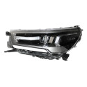 Par Farol Hilux 2021 22 23 24 25 2026 Full Led Moldura Cinza Direito