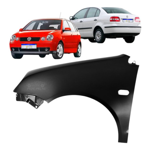 Paralama Volkswagen Polo Hatch Sedan 2003 2004 2005 2006 Le