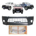 Parachoque Toyota Hilux Cabine Simples 2016 17 2018 Novo Preto