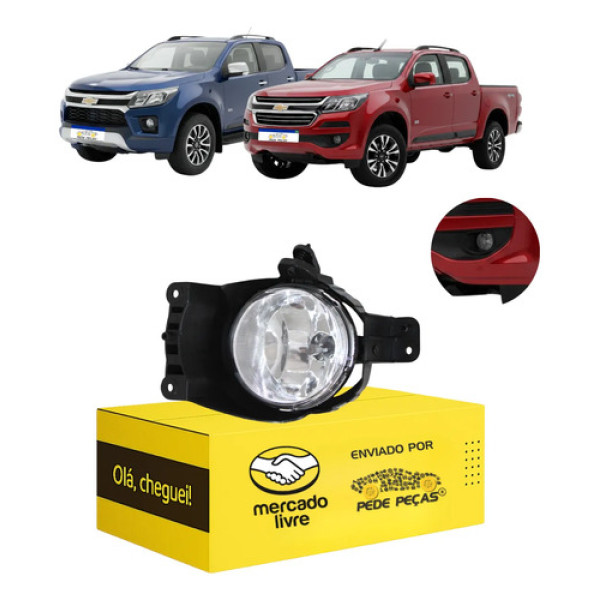 Farol Milha Cibié Gm S10 2017 2018 2019 2020 2021 A 2024 L.e Cristal