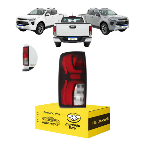 Lanterna Sinaleira Chevrolet S10 2025 2026 C/led Nova Le Esquerdo/motorista Fume