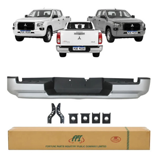 Parachoque Traseiro Mitsubishi Triton Gl 2026 2027