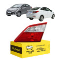 Lanterna Tampa Hb20 Sedan 2013 2014 2015 16 17 2018 2019 L.d Direito/passageiro Vermelho Cristal
