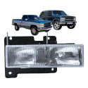 Farol Gm Silverado Superior 1993 94 95 96 97 98 99 A 2001 Ld