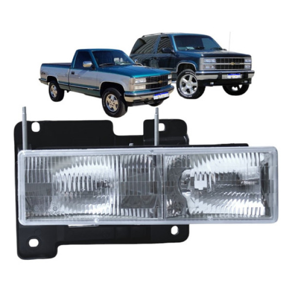 Farol Gm Silverado Superior 1993 94 95 96 97 98 99 A 2001 Ld