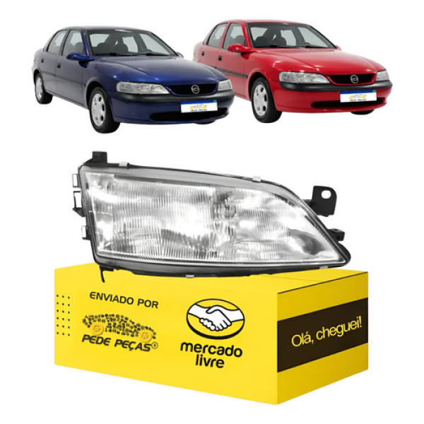 Farol Direito Chevrolet Vectra 1996 1997 1998 Novo Direito/passageiro