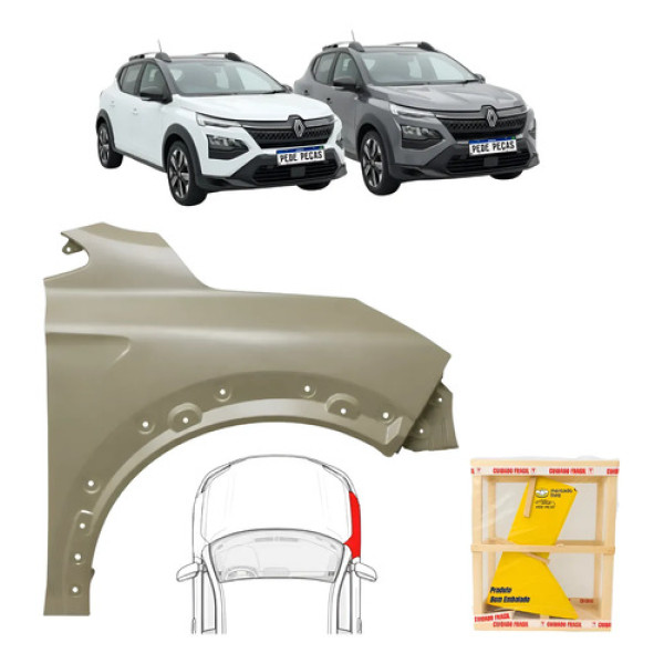Paralama Renault Kardian 2024 2025 2026 Ld