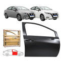 Porta Dianteira Versa Nissan 2021 2024 2025 A 2026 Ld Dianteira Direito Preto