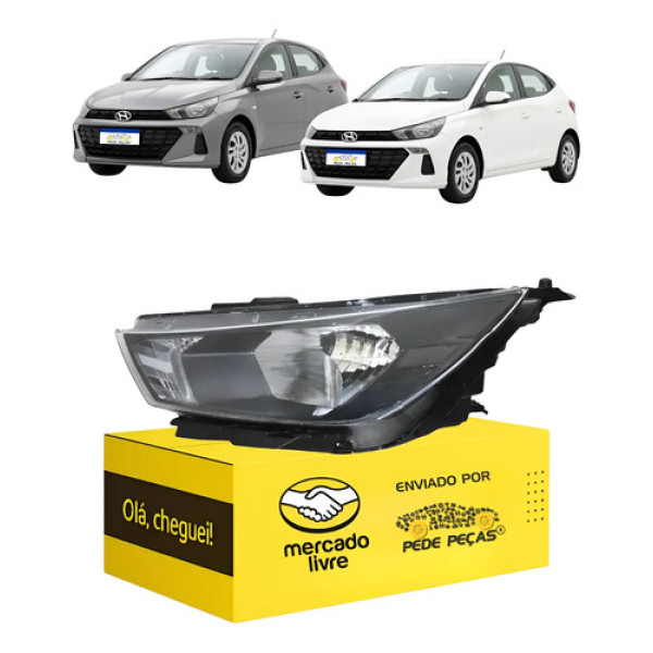 Sinaleira Farol Hb20 Sedan 2024 25 2026 Elétrico L.e Novo Esquerdo/motorista