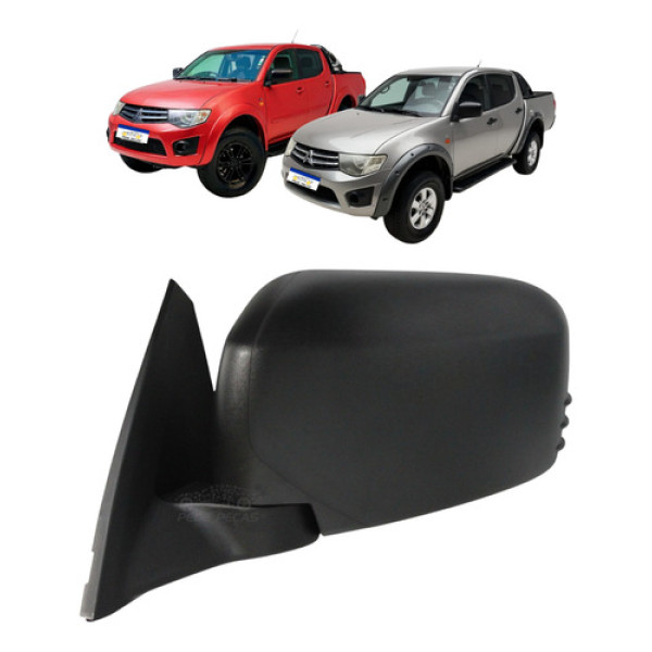 Retrovisor Mitsubishi Triton 2009 2010 A 2017 Manual S/pisca