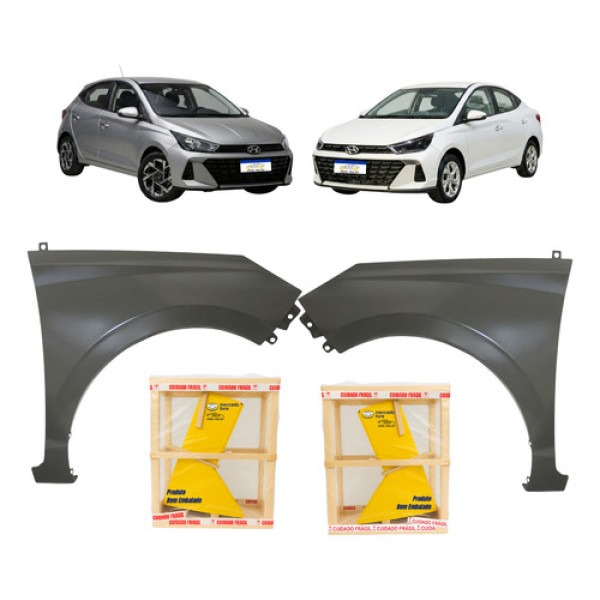 Par Paralama Hb20 Sedan Hatch 2023 2024 2025 2026 Novo