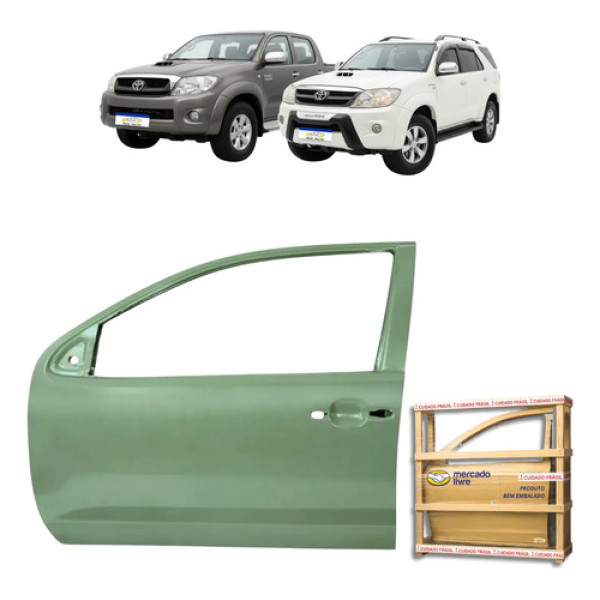 Porta Dianteira Toyota Hilux Sw4 2005 2006 A 2015 Esquerda Dianteira Esquerdo Motorista Cinza