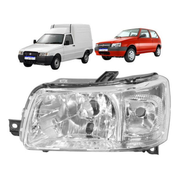 Farol Fiat Uno Fiorino 2004 2005 2006 2007 2008 A 2013 Le