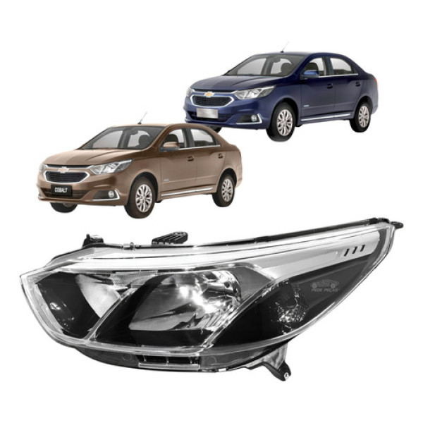 Farol Chevrolet Cobalt Lt Ltz Elite 2016 2017 A 2020 Novo Le