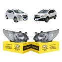 Farol Chevrolet Spin 2012 2013 2014 2015 A 2018 Cromomix Par Ambos Lados