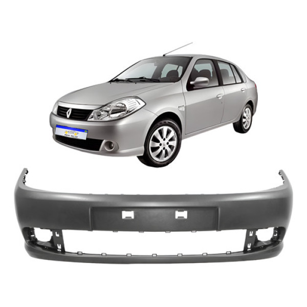 Parachoque Dianteiro Renault Symbol 2010 2011 A 2013 Novo Preto