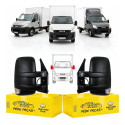 Par Retrovisor Iveco Daily 2008 09 A 2019 Braço Curto 9 Fios