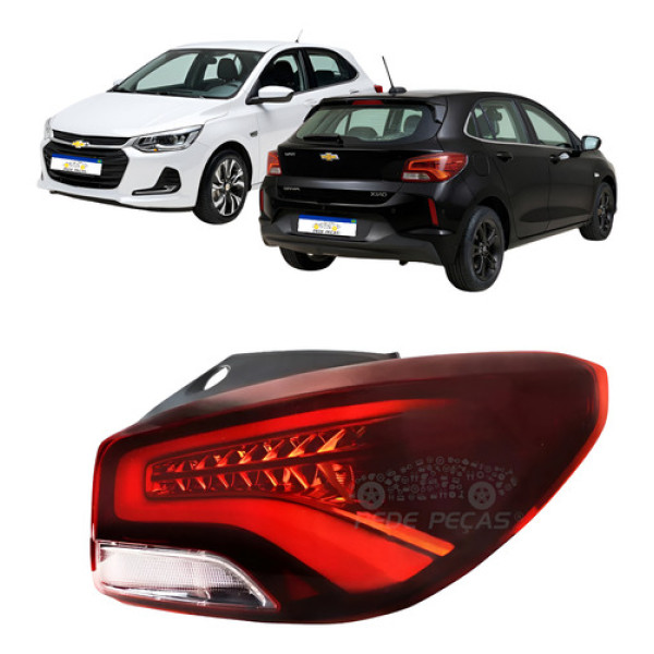 Lanterna Ld Chevrolet Onix Hatch 2020 2021 A 2025 C/ Led