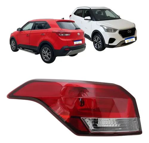 Lanterna Traseira Canto Creta 2017 A 2019 Sinaleira Esquerda Esquerdo/motorista Vermelho
