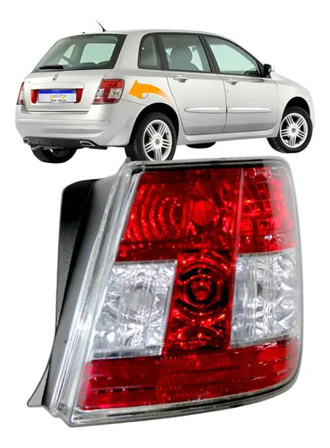 Lanterna Traseira Fiat Stilo 2008 2009 2010 2011 2012 Ld Direito Vermelho