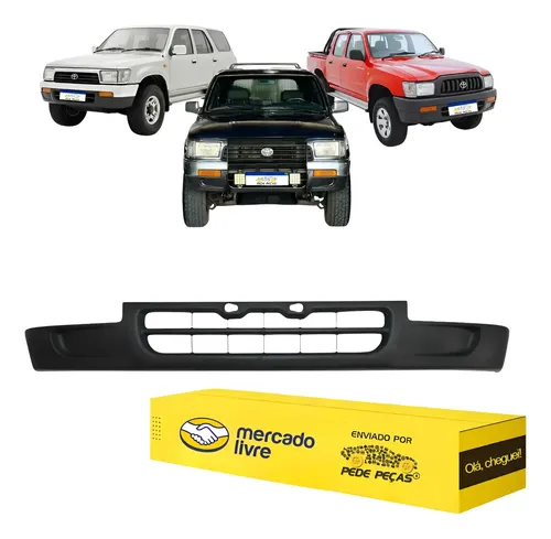 Spoiler Dianteiro Parachoque Hilux 2002 2003 2004 2005 Dx Preto