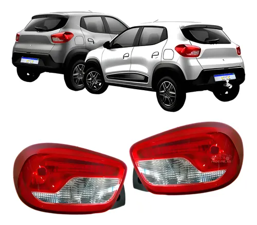 Par Lanterna Kwid 2017 2018 2019 2020 2021 2022 2023 2024 25 Vermelho Ambos Lados