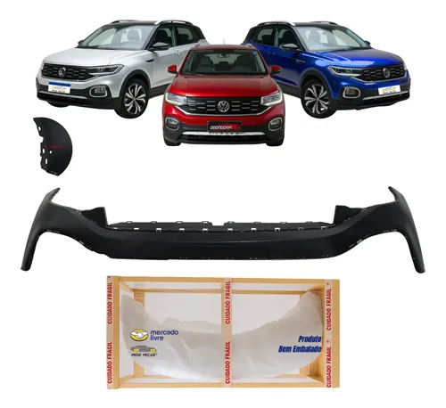 Parachoque Tcross 2020 2021 2022 2023 2024 Highline C/sensor Preto