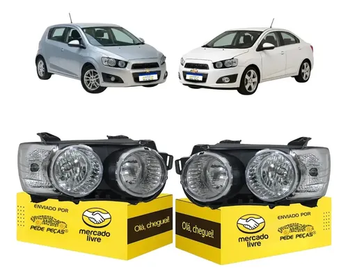 Par Farol Sinaleira Sonic 2012 13 2014 Lt Ltz Ltz Effect Ambos Lados