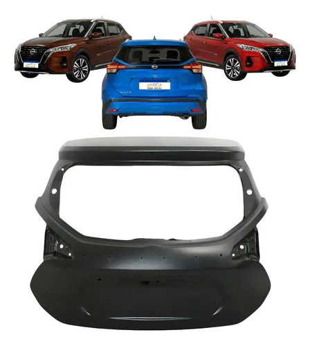 Tampa Traseira Nissan Kicks 2022 2023 2024 2025 Nova Preto