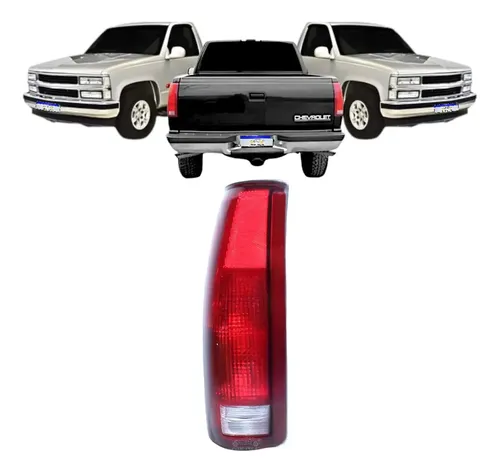Lanterna Chevrolet Silverado Americana 1997 A 2002 Nova Le Esquerdo/motorista Vermelho