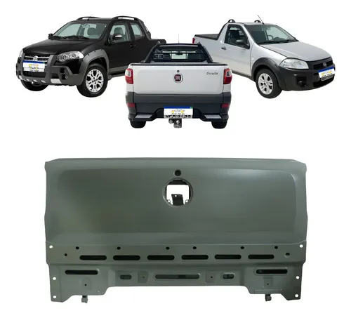 Tampa Traseira Strada Hard Extreme Freedom 2014 A 2020 Cinza