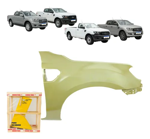Paralama Ford Ranger 2017 2018 2019 2020 2021 Lado Direito
