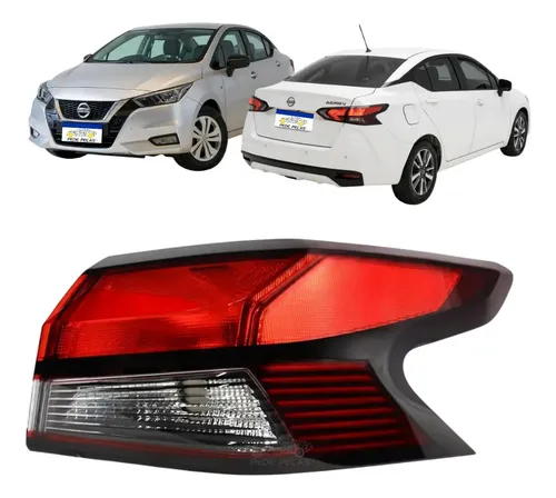 Lanterna Sinaleira Direita Nissan Versa 2021 A 2025 Nova Direito/passageiro Vermelho