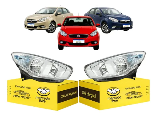 Par Farol Fiat Grand Siena 2012 2013 2014 2015 2016 A 2020 Esquerdo
