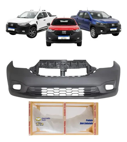Parachoque Strada Endurance 2021 22 23 24 25 2026 Novo Preto Texturizado